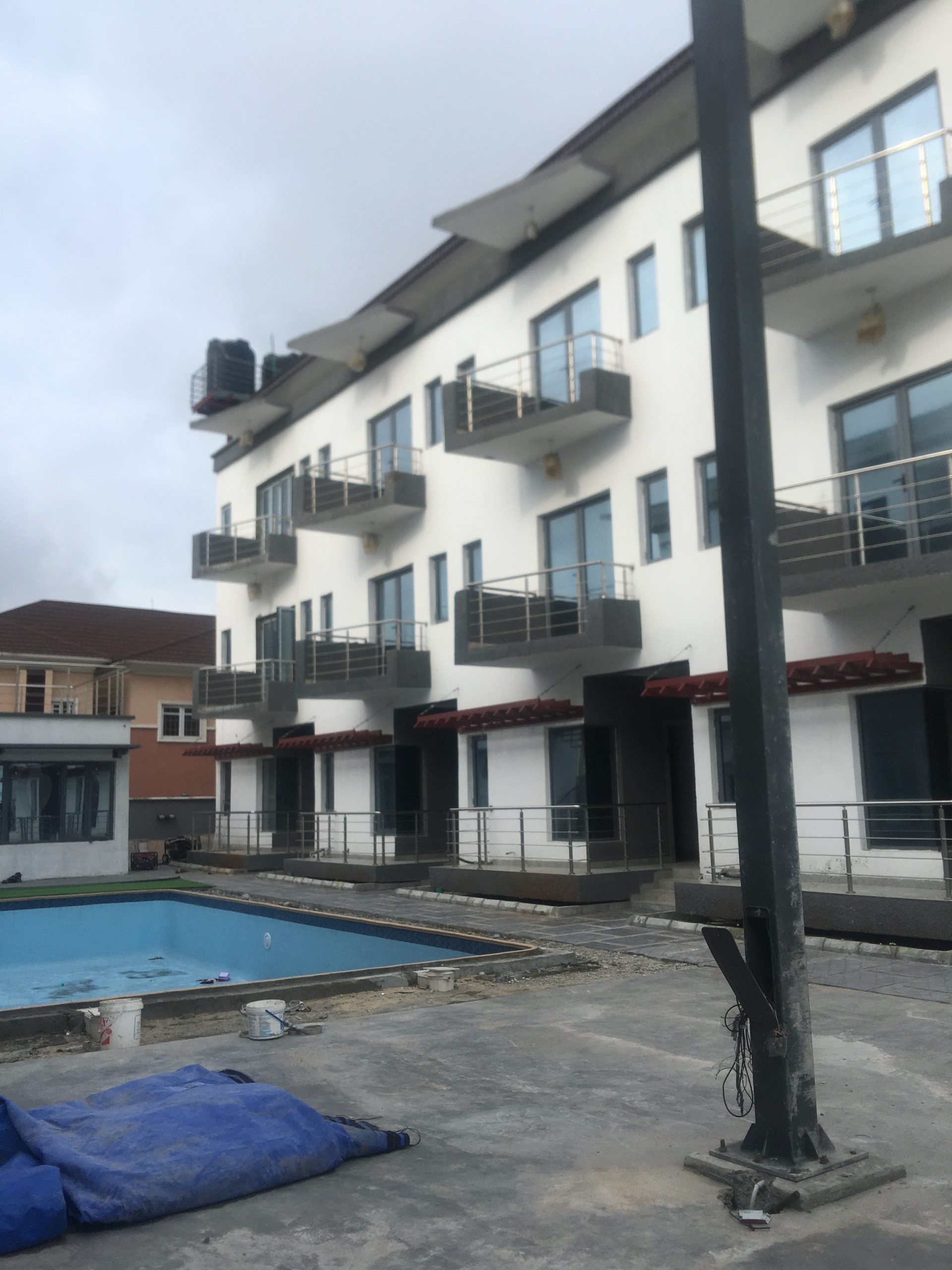 Well Built 4 Bedroom Terraced Duplex with a Bq, Gym and Swimming Pool.